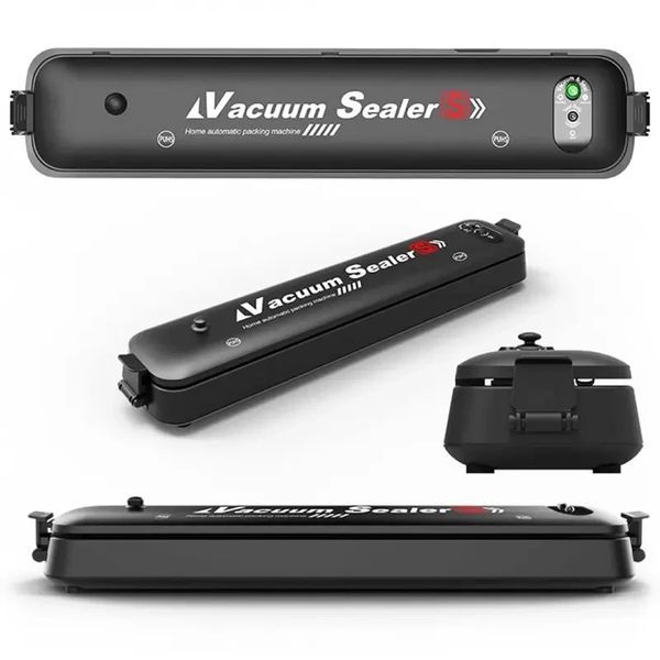 Вакуумний упаковщик для їжі Vacuum Sealer, вакууматор для їжі, побутовий вакууматор для їжі 0000020 фото