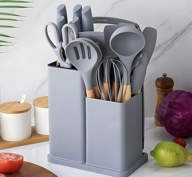 Кухонний набір приладдя Kitchen Set, 19 предметів 00000000000048 фото