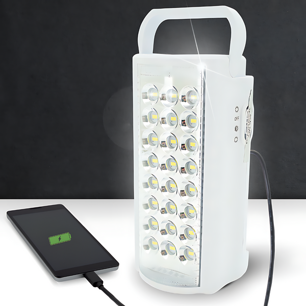 80 часов от аккумулятора Alpa 24LED Аварийный светильник-фонарь Power Bank  0000050 фото