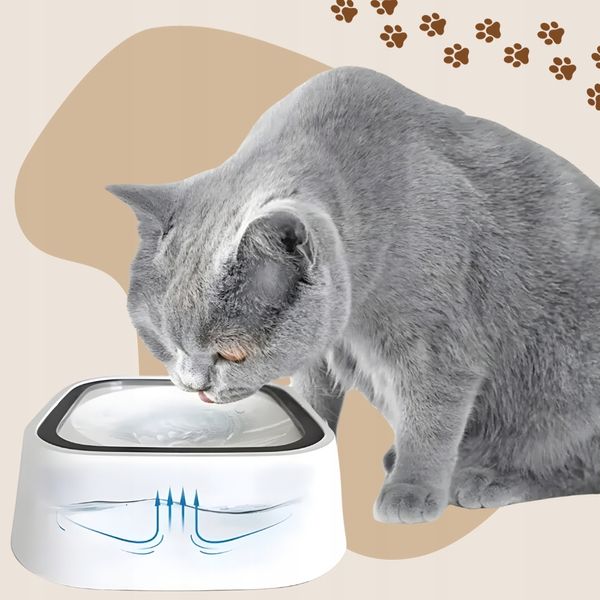 Поилка для собак, котов и тд. непроливайка с эффектом охлаждния воды, миска для животных 00000037 фото
