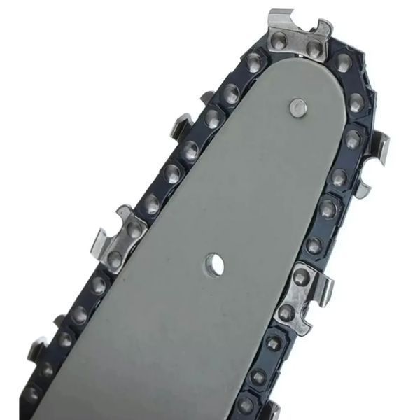 Акумуляторна міні-пила 6" для обрізки дерев Mini Electric Chainsaw Black з 2 АКБ 00000016 фото