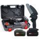 Акумуляторна міні-пила 6" для обрізки дерев Mini Electric Chainsaw Black з 2 АКБ 00000016 фото 1