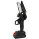 Акумуляторна міні-пила 6" для обрізки дерев Mini Electric Chainsaw Black з 2 АКБ 00000016 фото 2