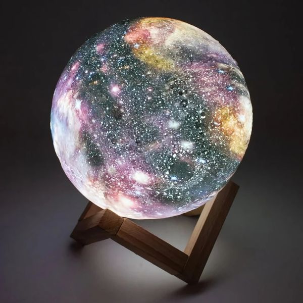 Нічник сенсорний 3D Moon Light Космос, 16 кольорів підсвітки 00000000000068 фото