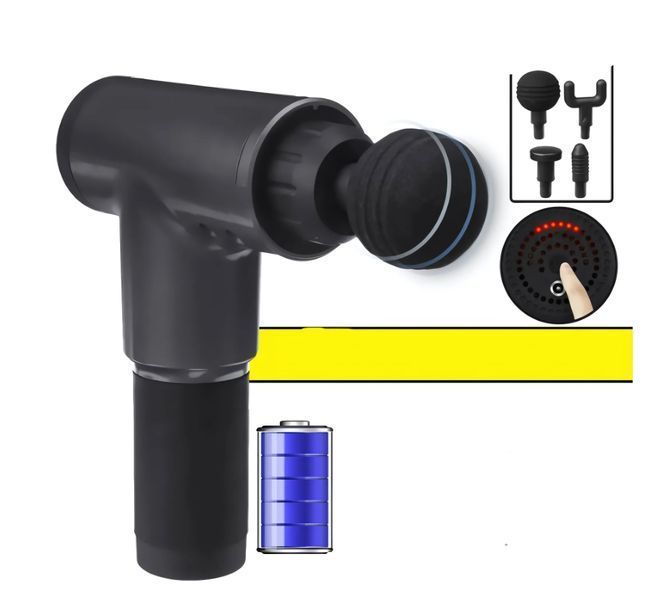 Мышечный массажер Fascial Gun FH-320 с USB зарядкой 0000000000099 фото