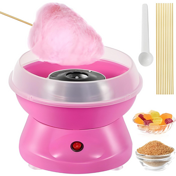 Апарат для приготування цукрової вати Рожевий Cotton Candy Maker 0000081 фото