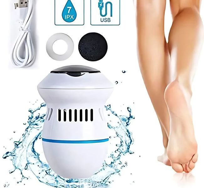 Електрична пемза для ніг Pedi Vac USB з пилососом,Пилка для ніг 00000000000047 фото